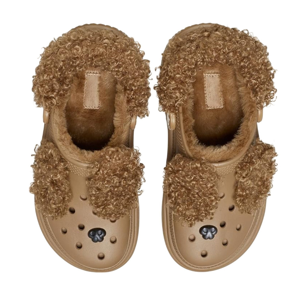 Crocs Platform Chunky Stomp Clogs Womens 8 Mens 6 Brown Sepia Bear NWT
